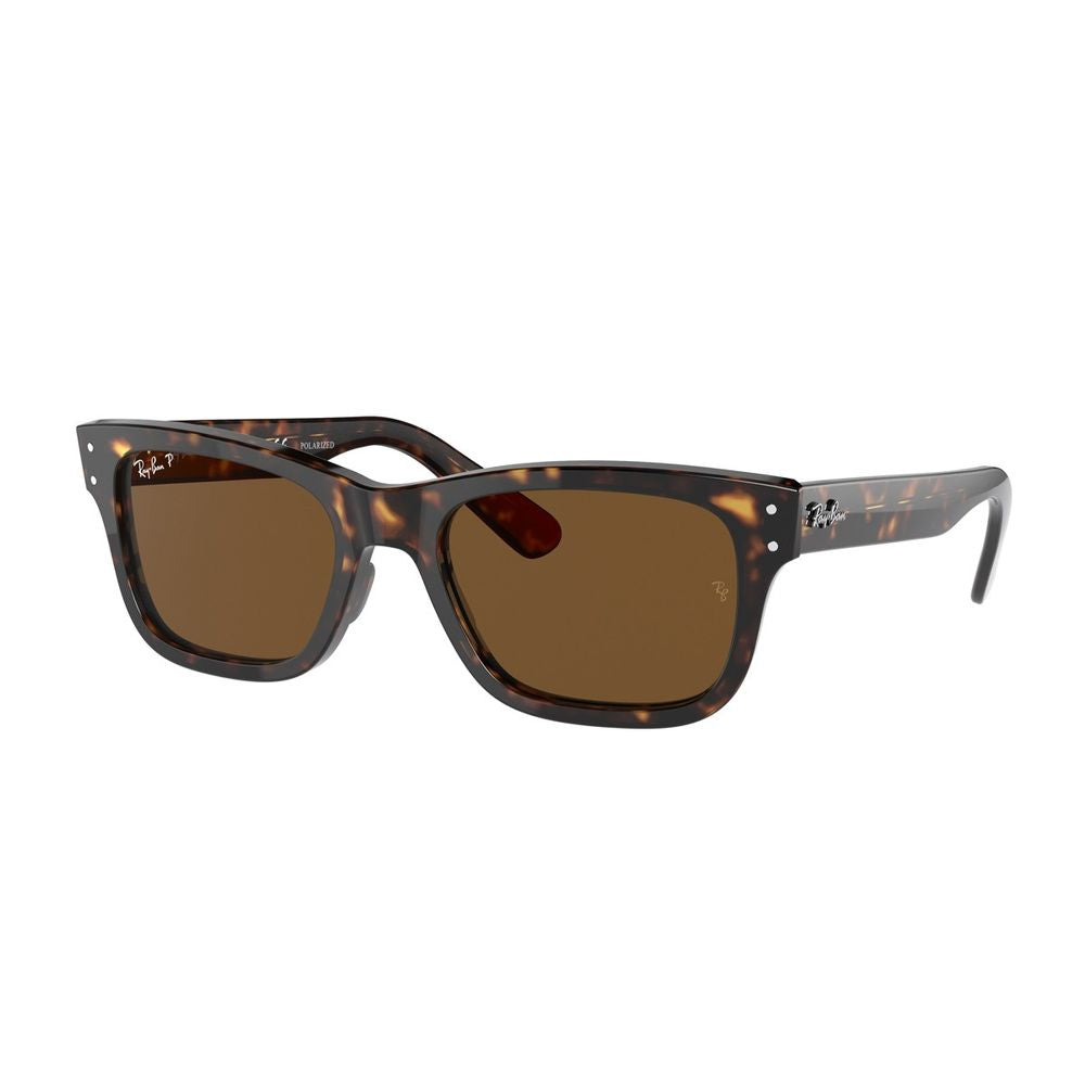 Mr Burbank Rb2283 Rectangular Tortoiseshell Acetate Sunglasses