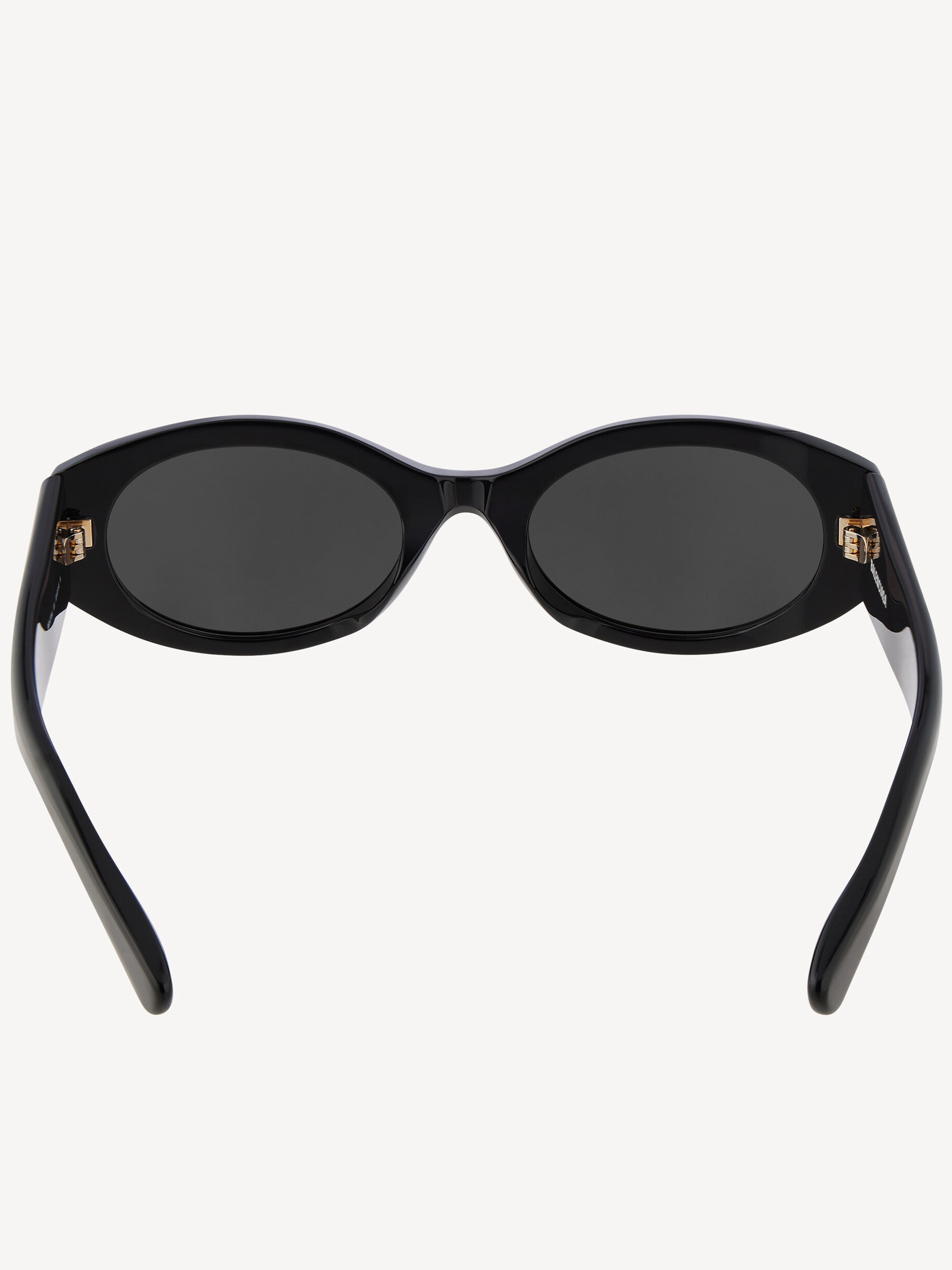 Black Occhiali Narrow Oval Sunglasses