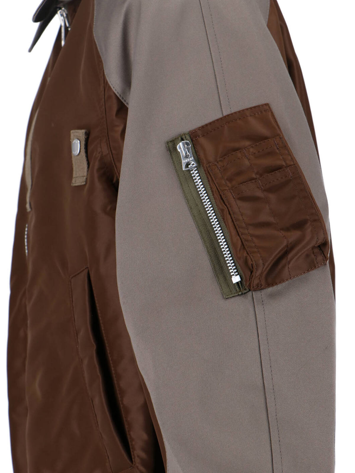 Structured Brown Jacket With Classic Front Closure