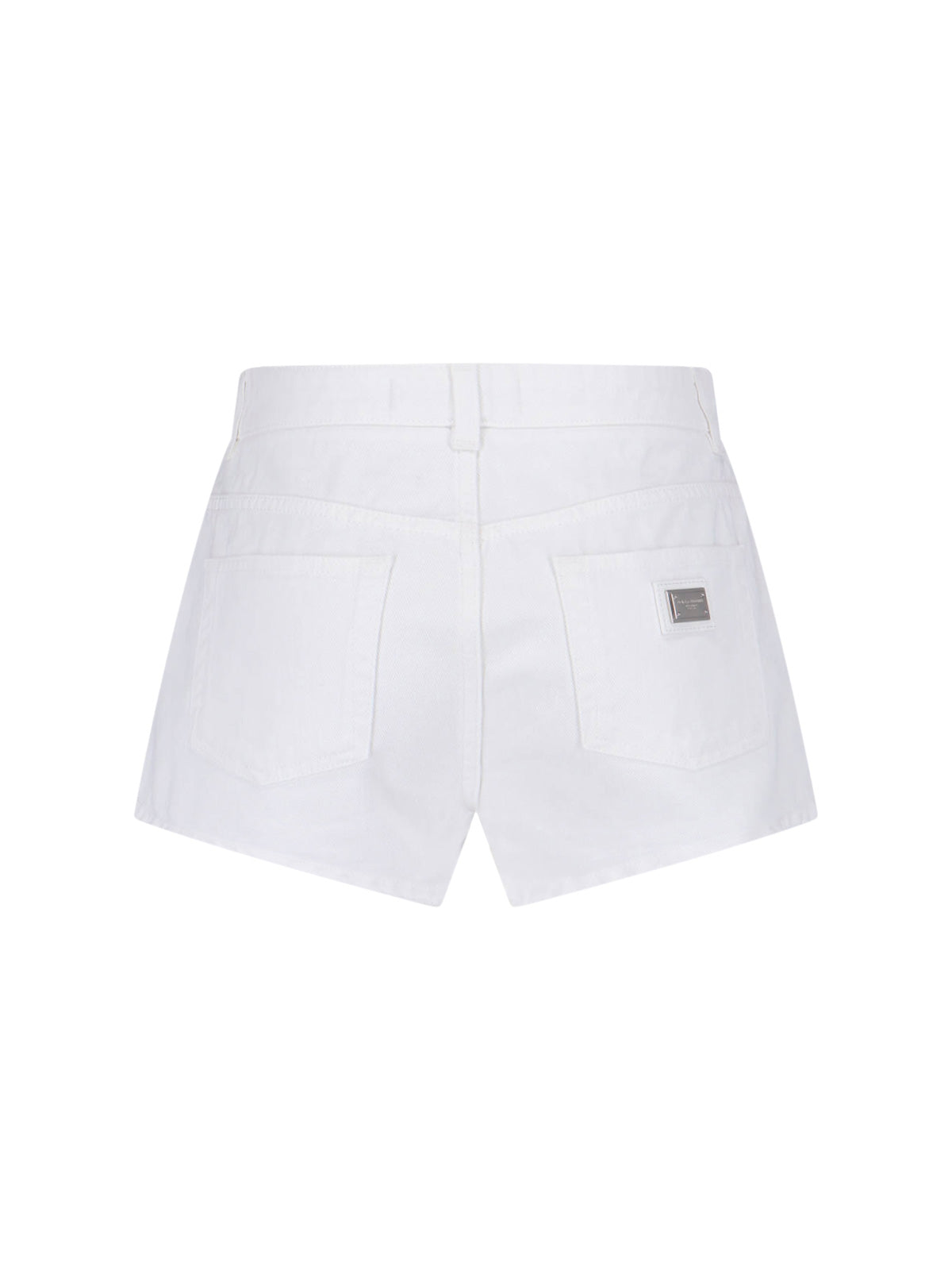 Tailored Straight Leg Logo Shorts