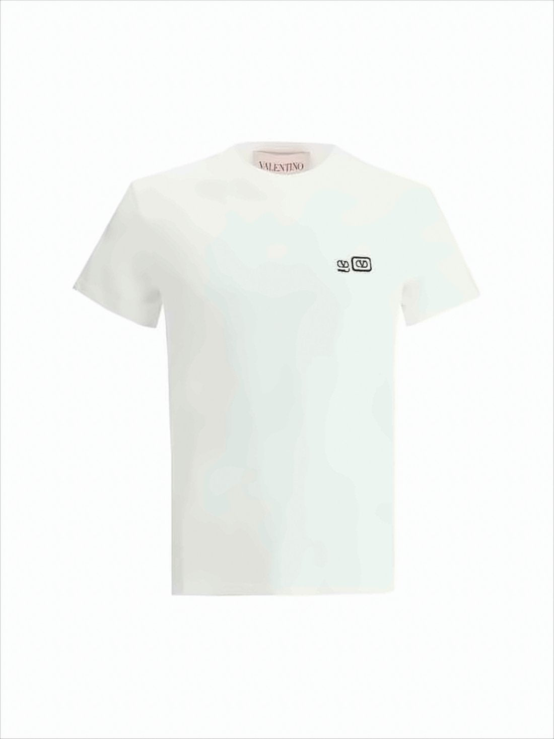 Minimalist Short-Sleeve T-Shirt with Subtle Logo Embroidery