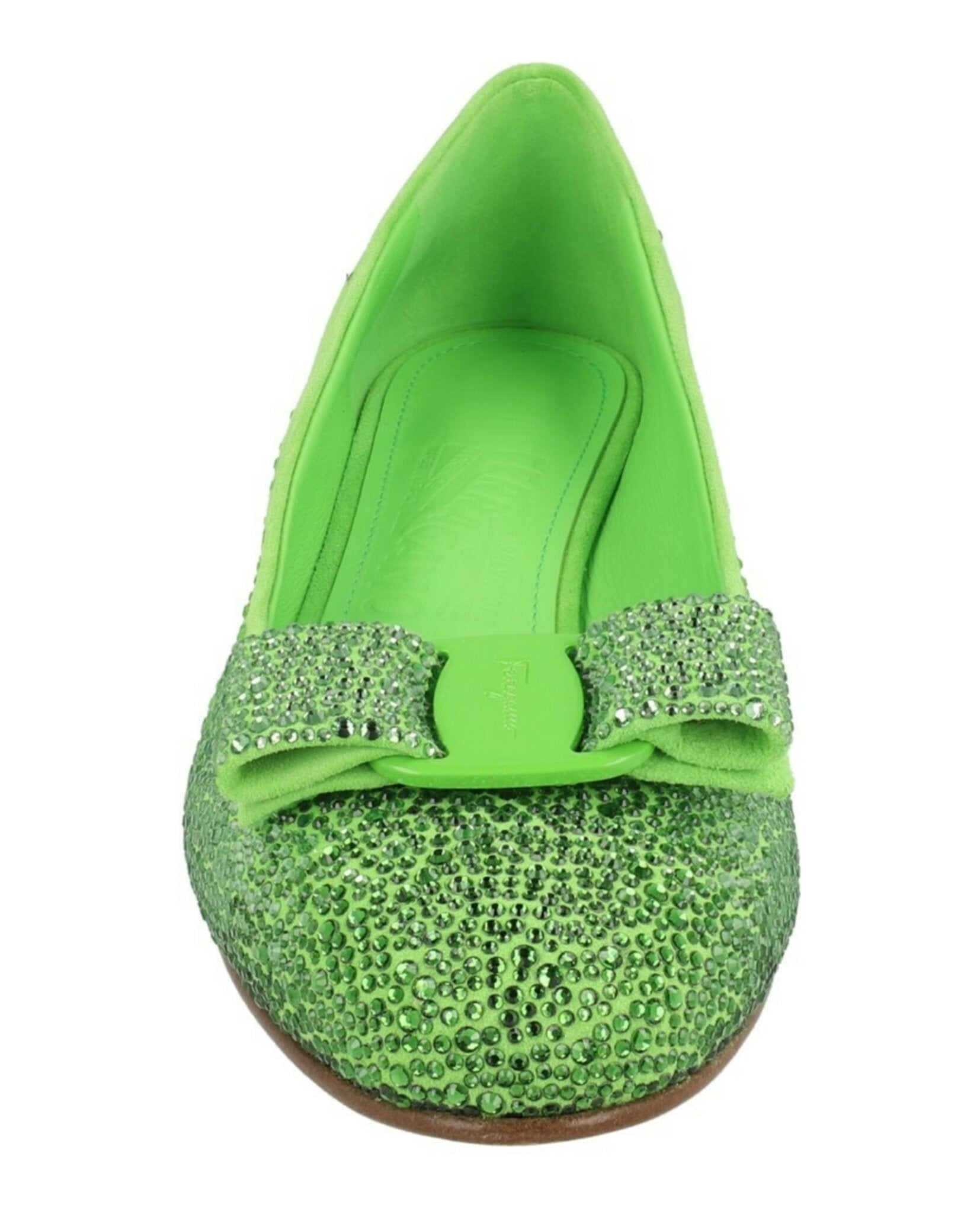 Vara Bow Crystal-Embellished Pumps