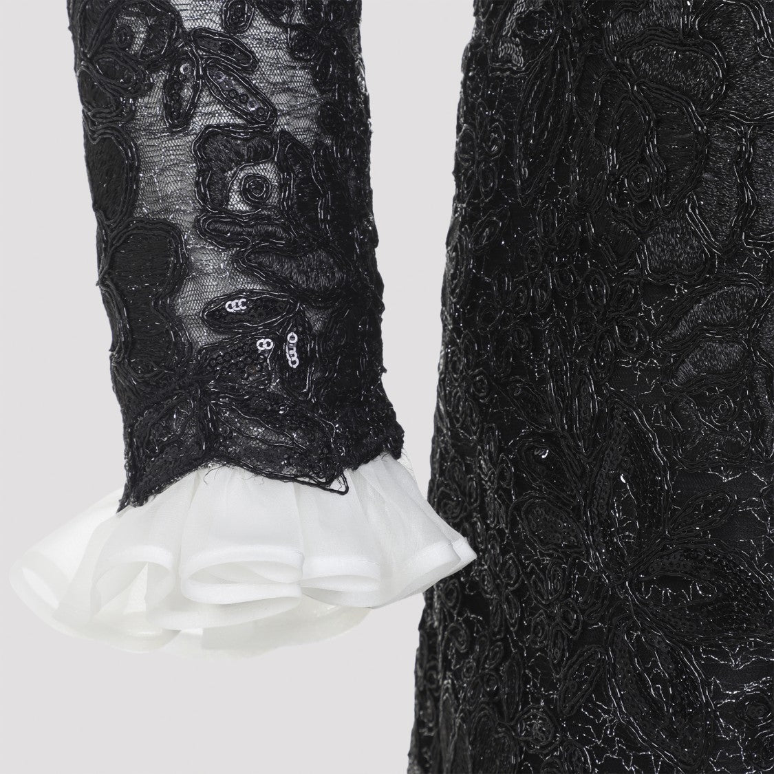 Fitted Mini Dress with Lace