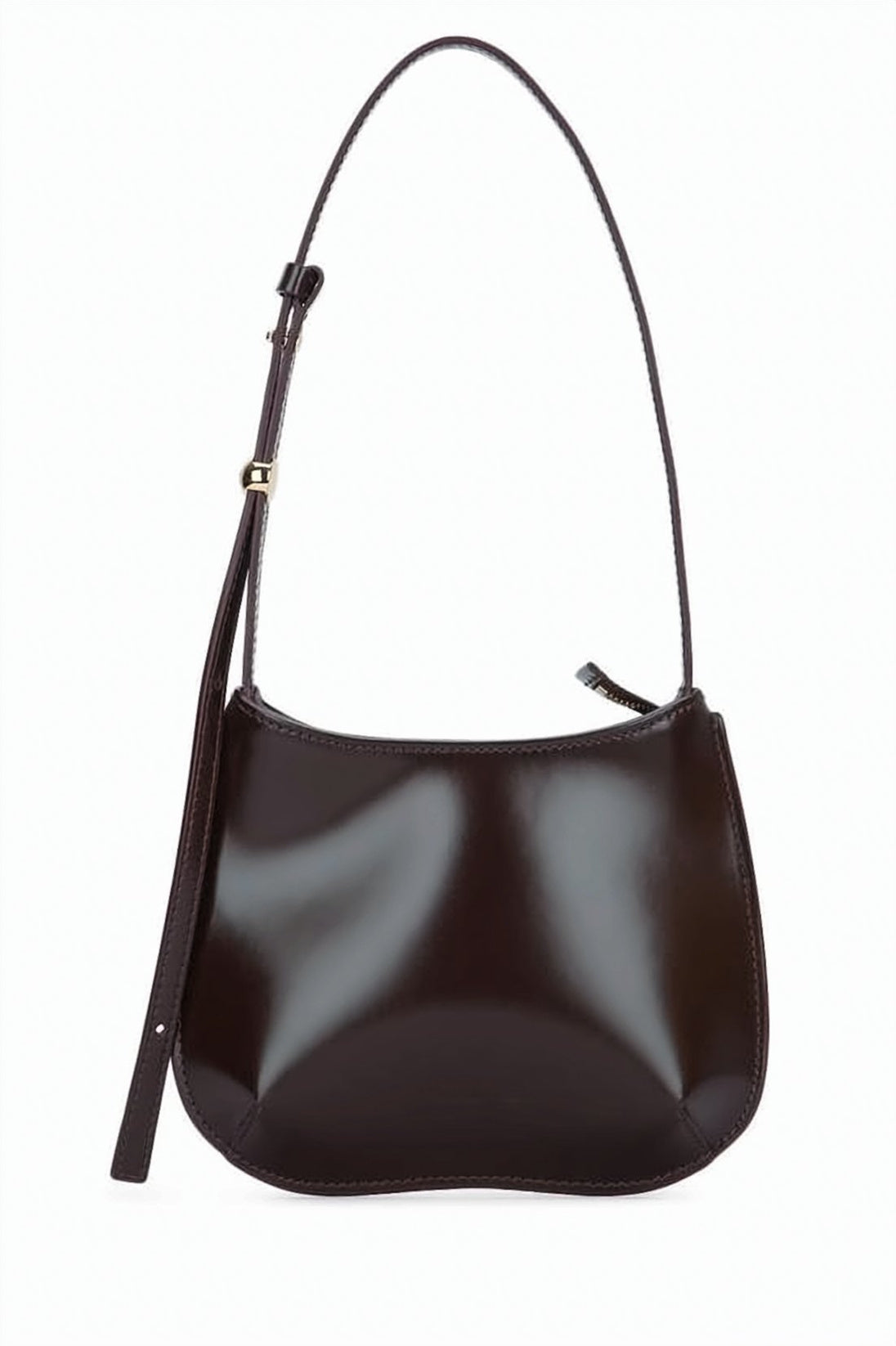 Structured Brown Cowhide Leather Bag