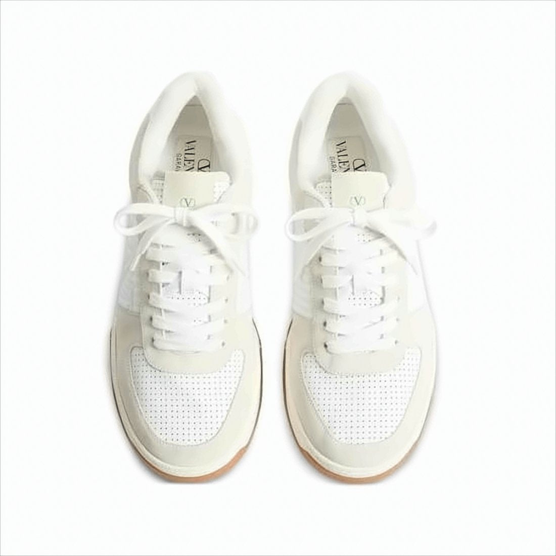 Low-Top Sneakers with Suede Overlays