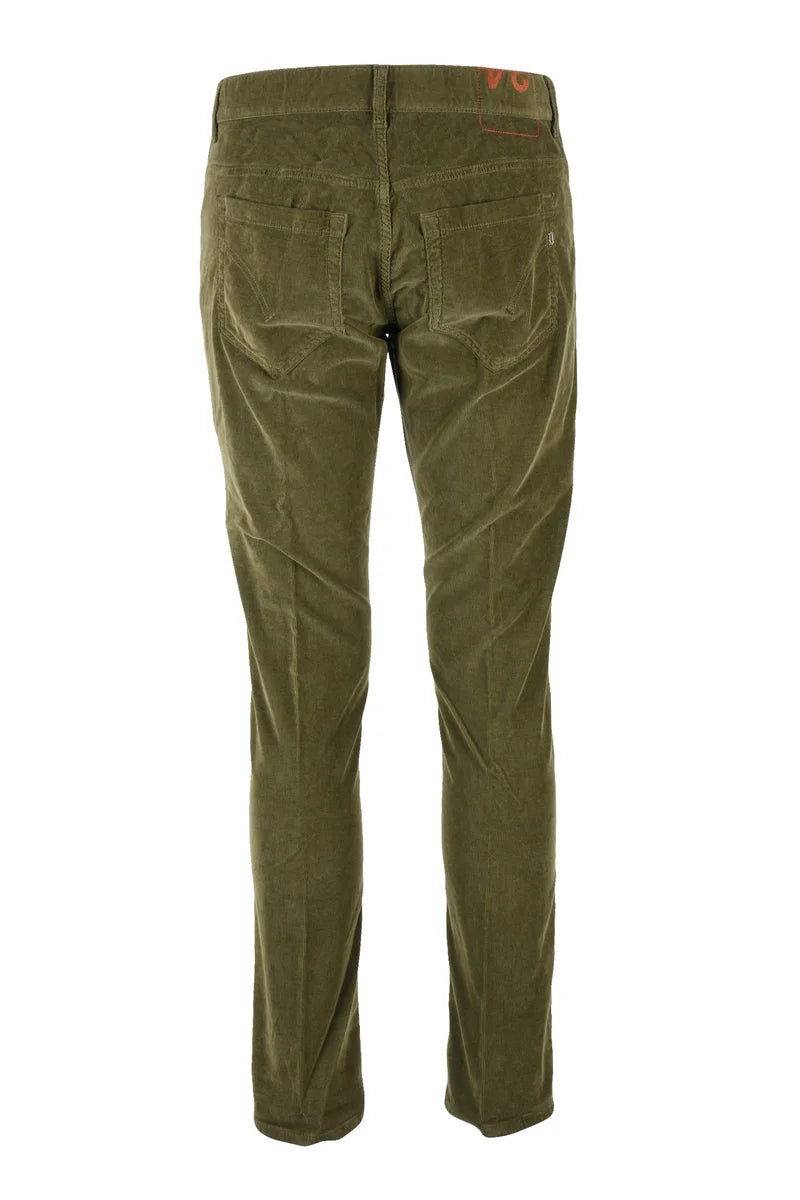 George Velvet Trousers - Green