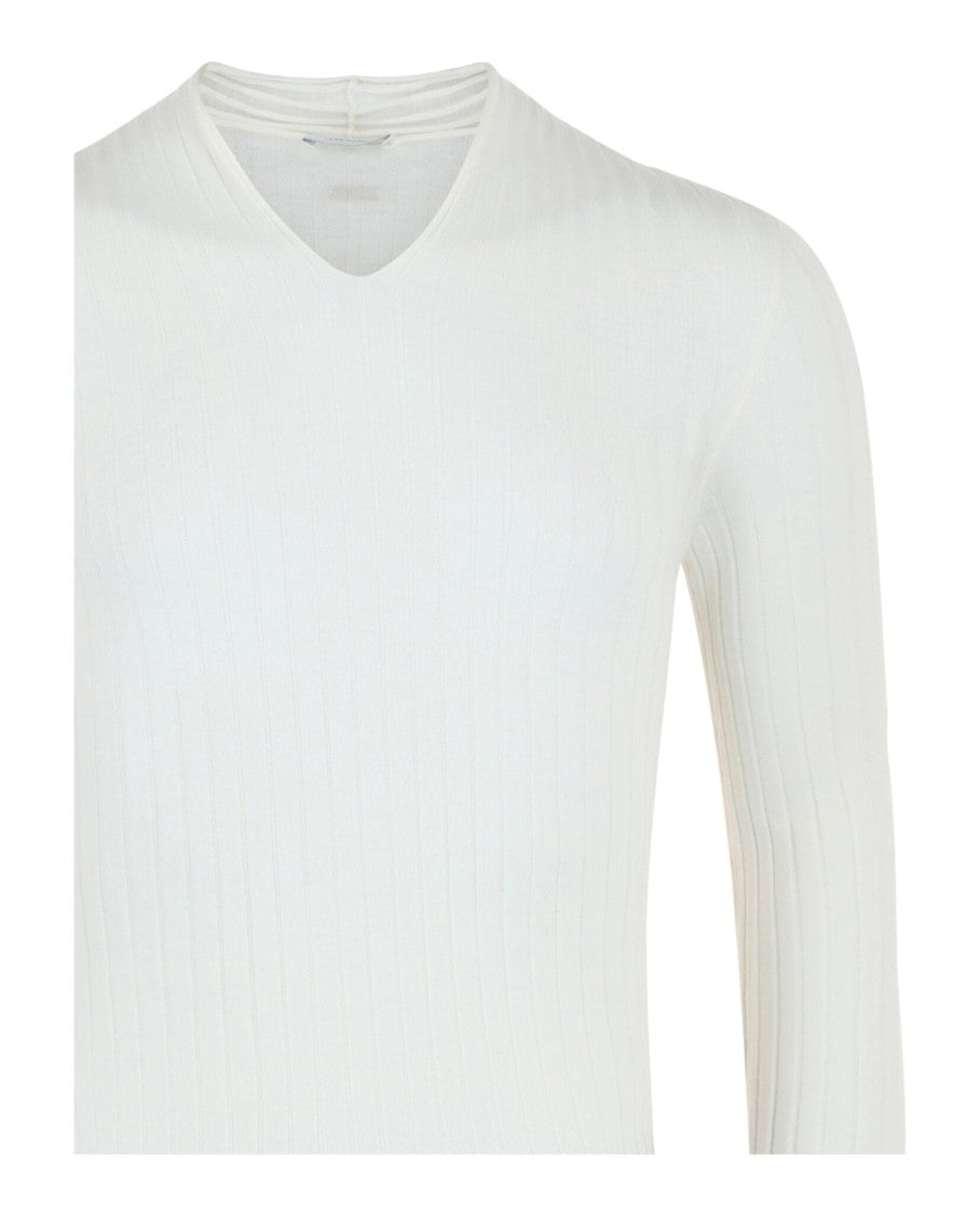 V-Neck Knit Sweater