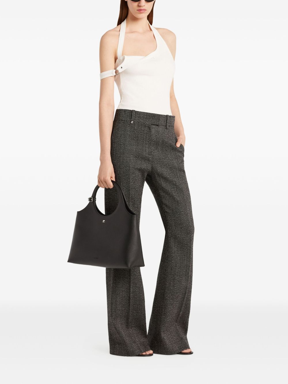 Circular Top Handle Bag