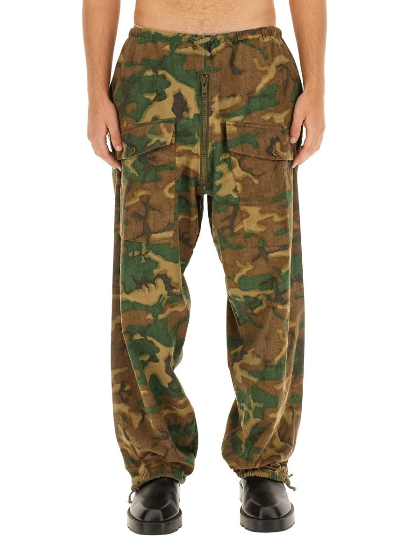Relaxed Fit Camouflage Pants