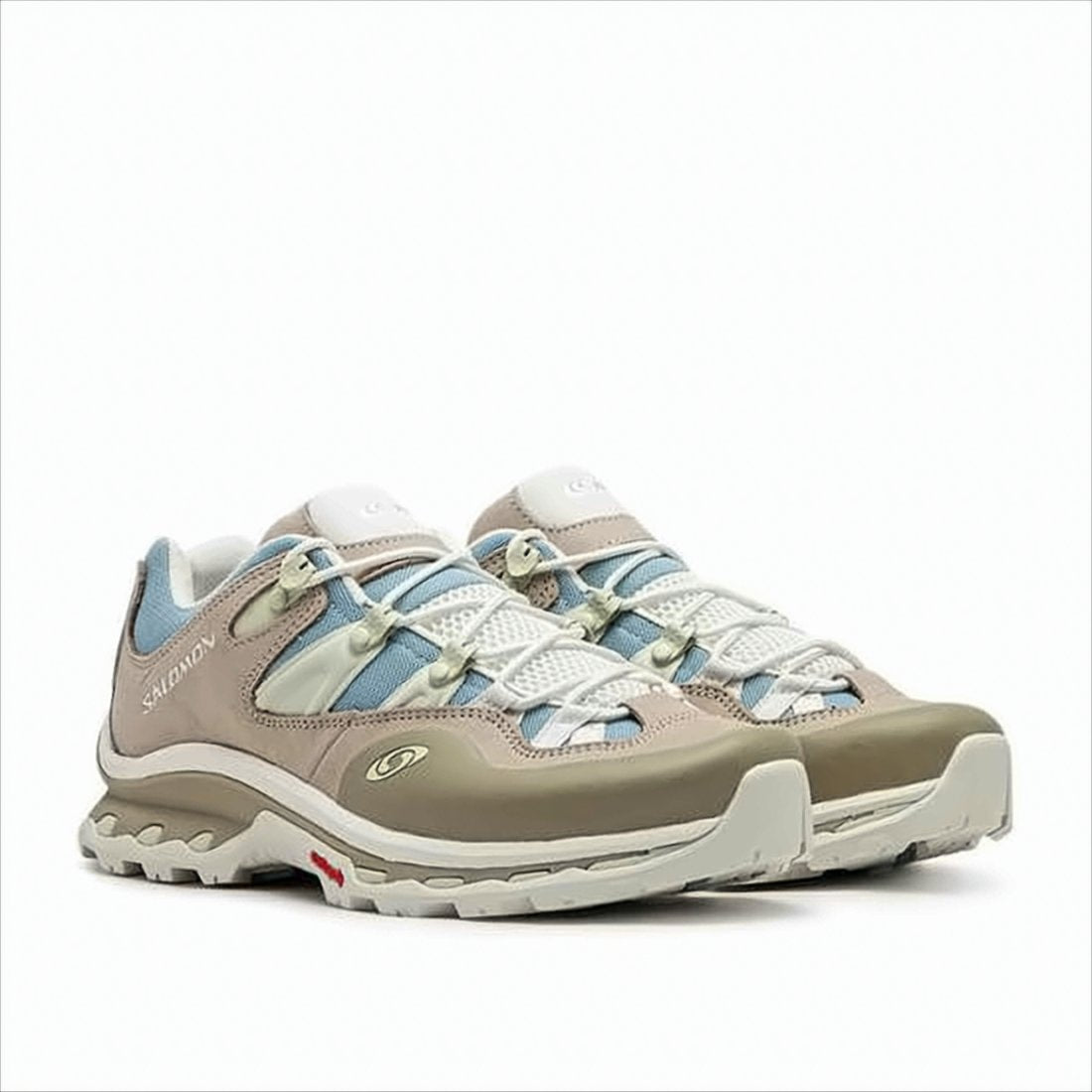 Nubuck and Mesh Active Sneakers