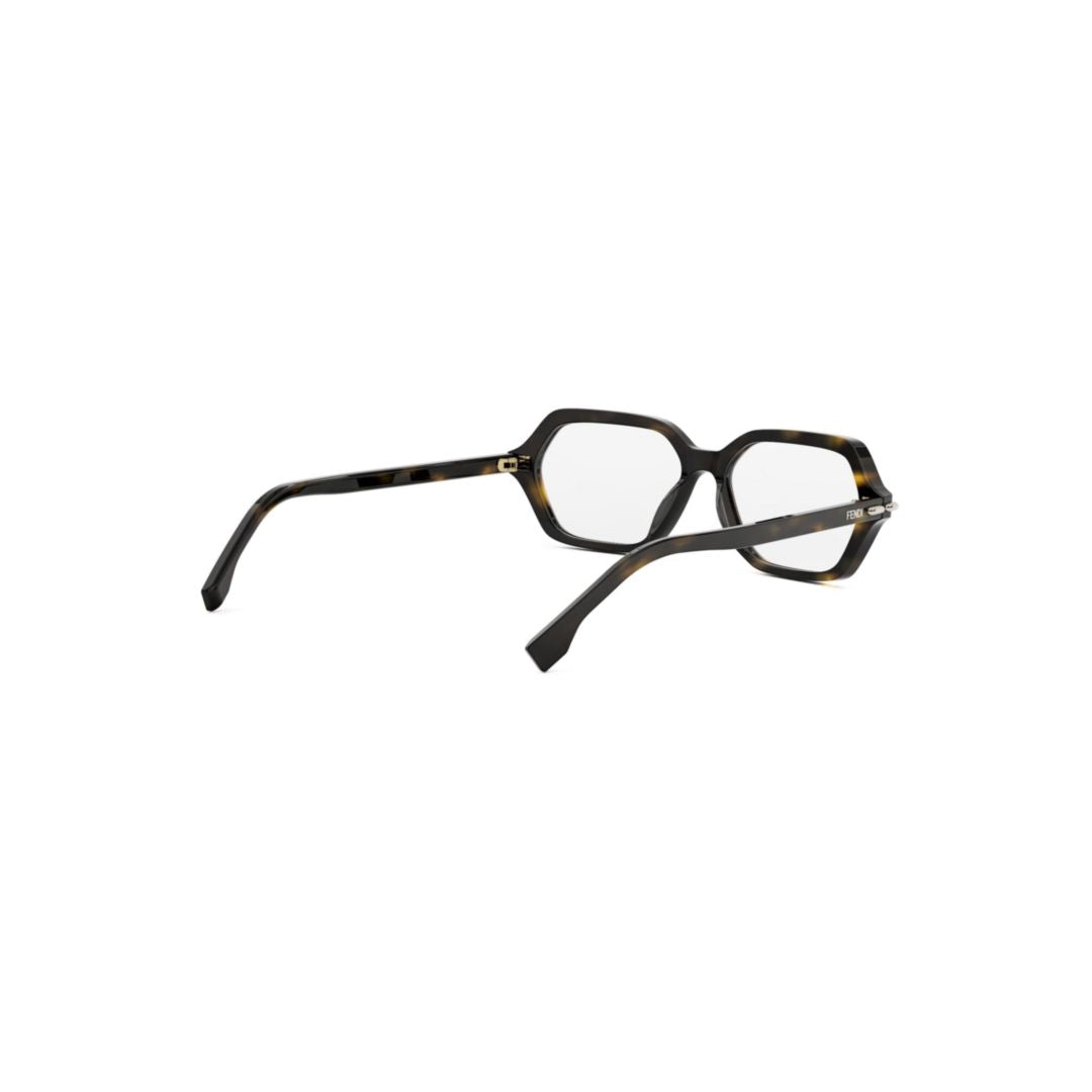 Fe50125i Geometric Hexagonal Tortoiseshell Sunglasses