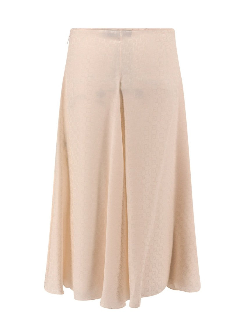 Fendi Skirt With Flattering Silhouette In Vibrant Pink