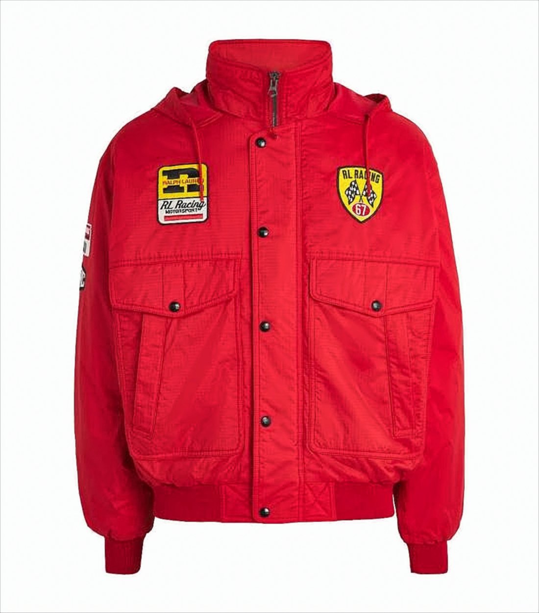 Vibrant Red Short Padded Jacket