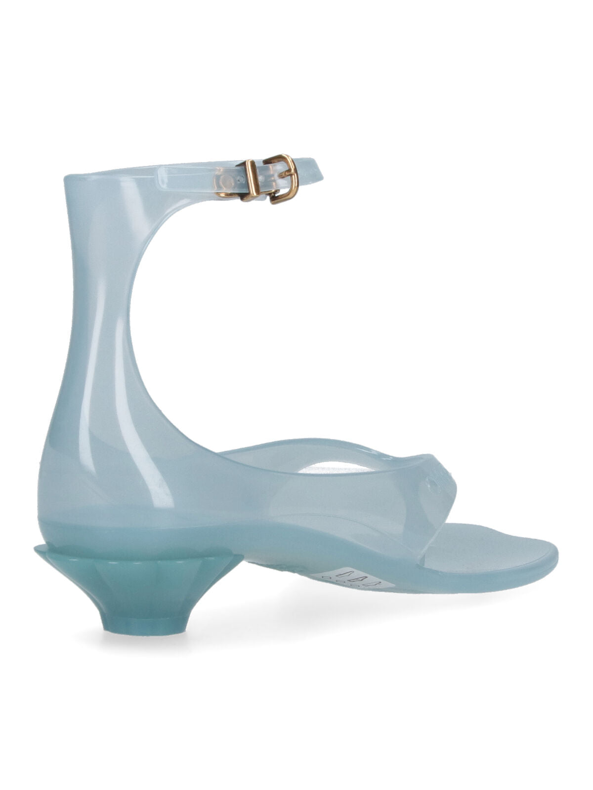 Blue Translucent Jelly Rubber Sandals