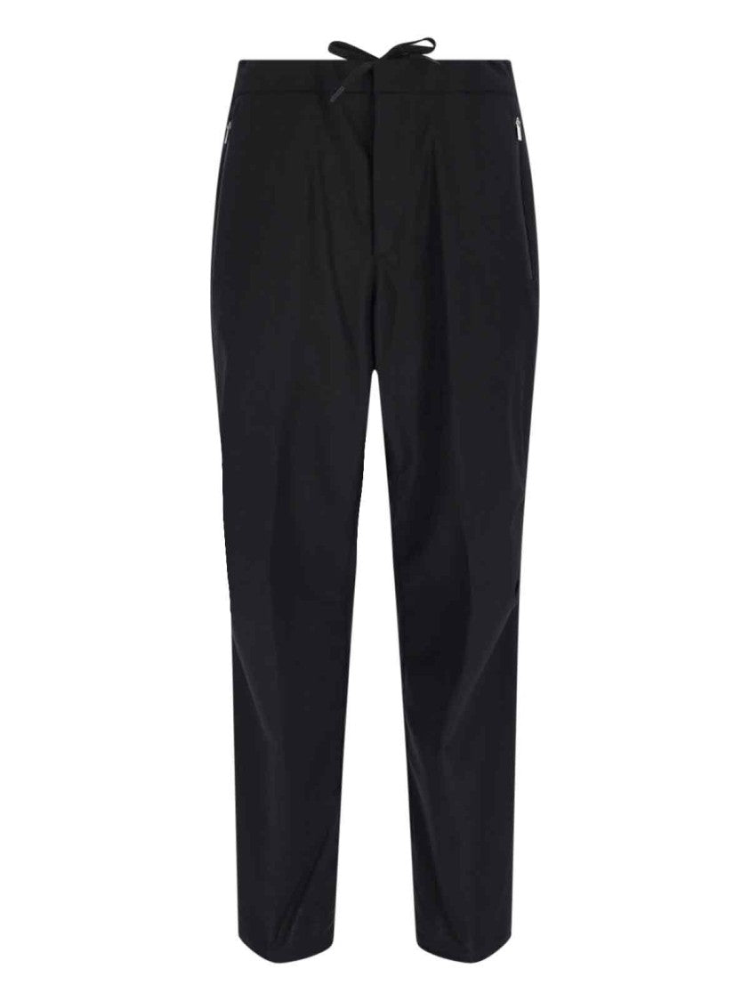 Wool Track Pants – Black
