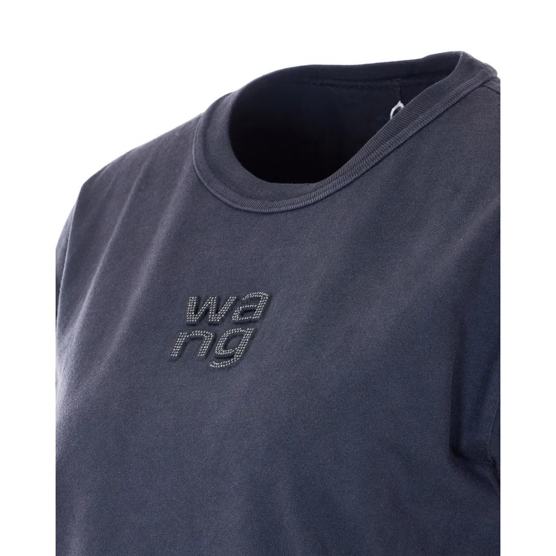 Ss Tee With Hotfix Logo