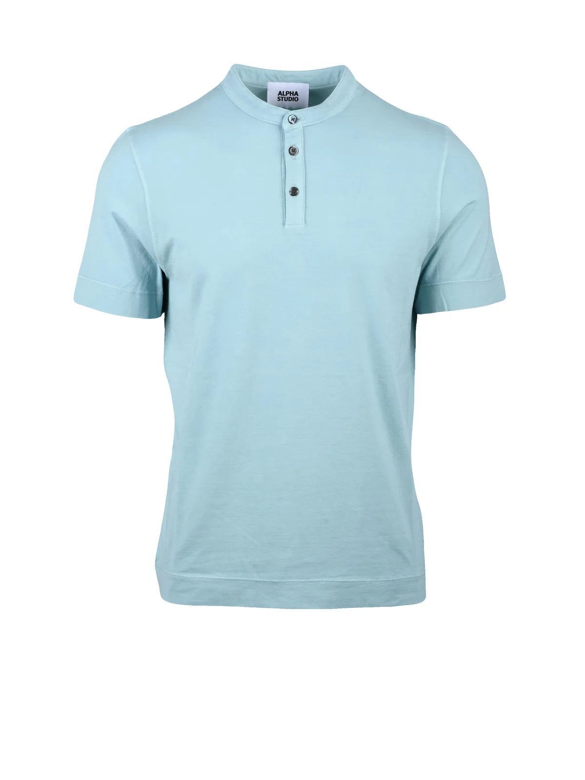 Aqua Cotton Elastane Stretch Henley