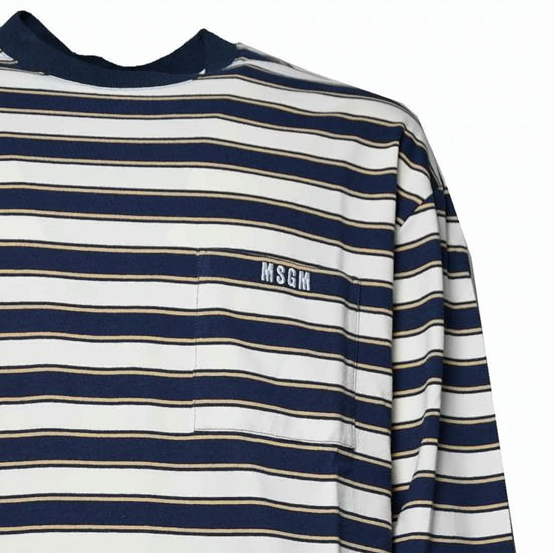 Navy Striped Long-Sleeve Tee