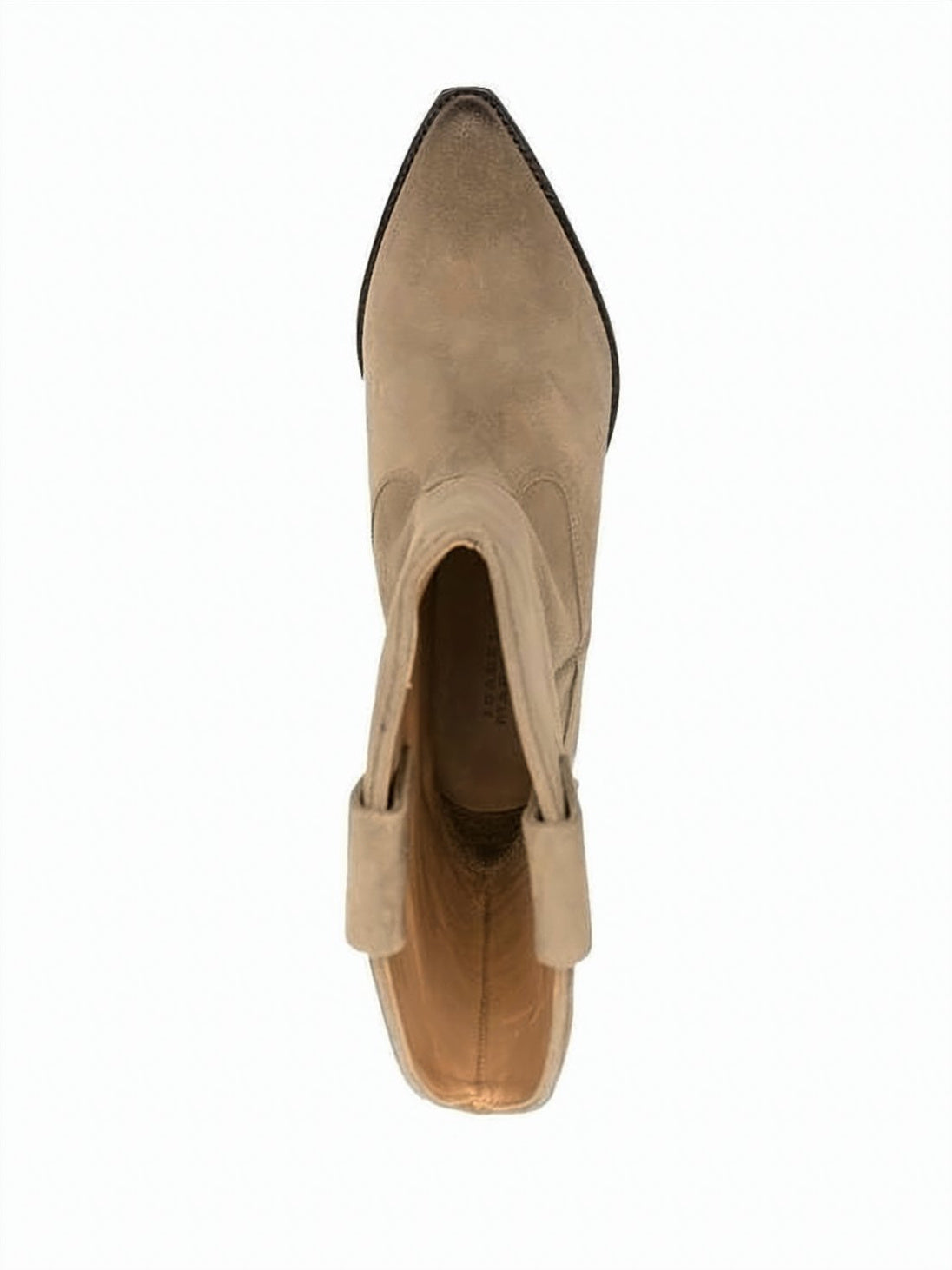 Mid-calf Brown Suede Boots