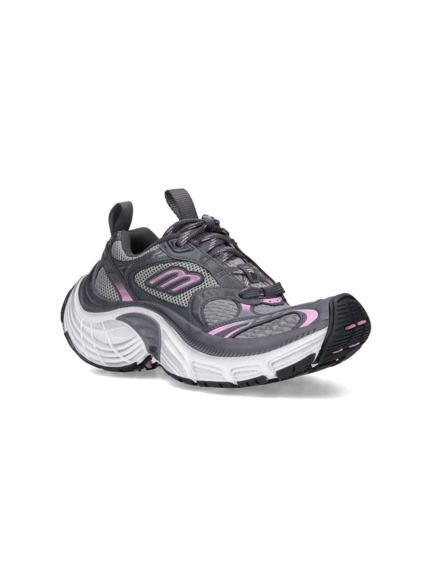"6Xl" Sneakers – Grey/Pink