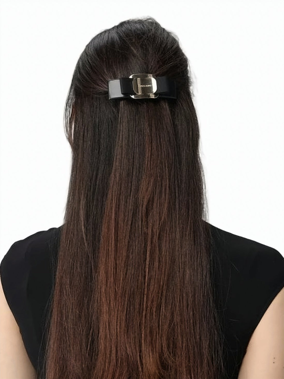 Black Lambskin Hair Accessory