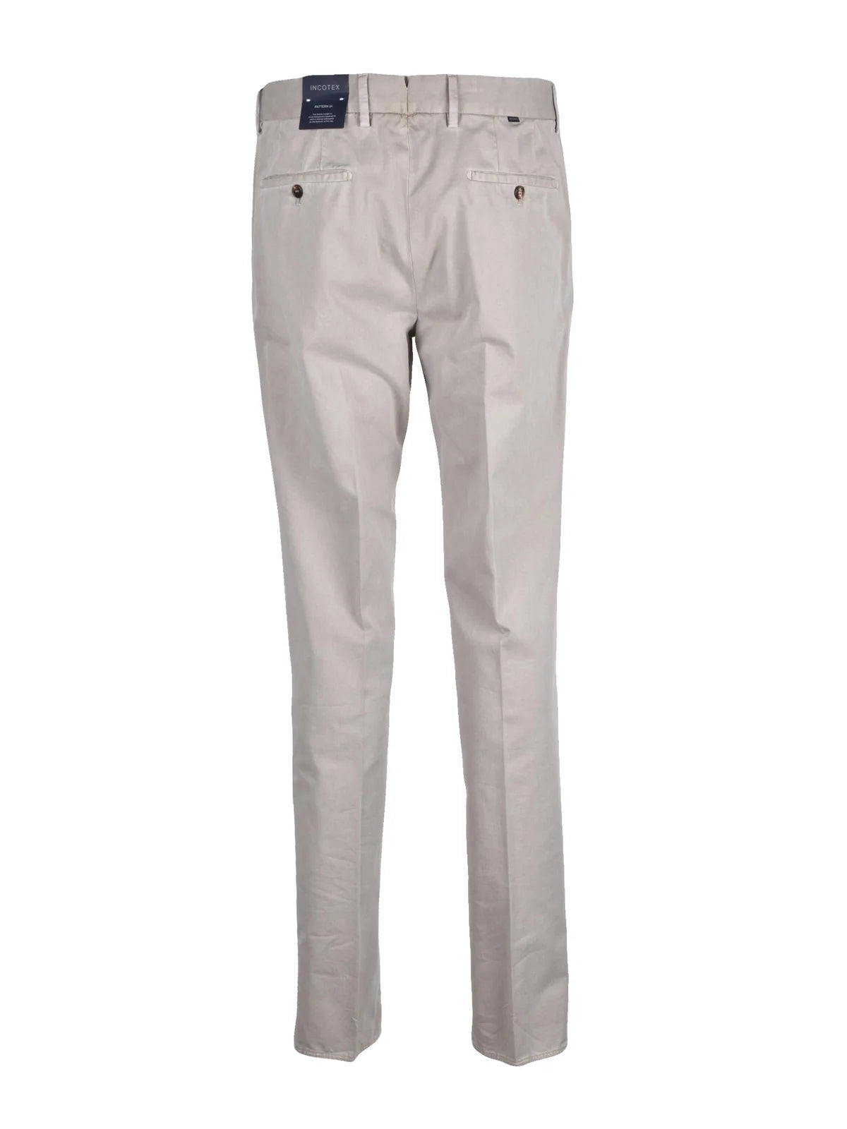 Incotex Classic Cotton Trousers - Beige