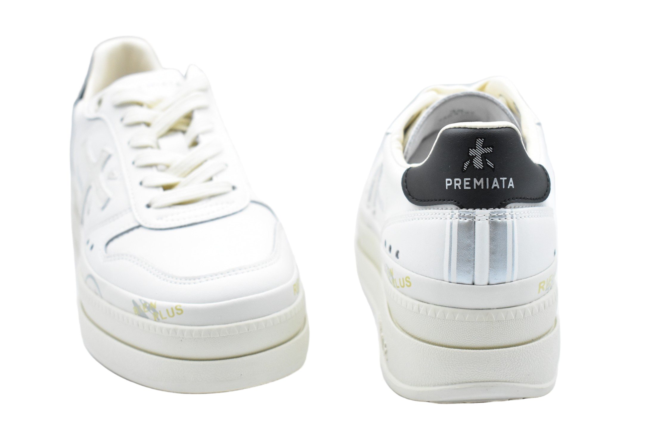 Black And White Platform Sneakers