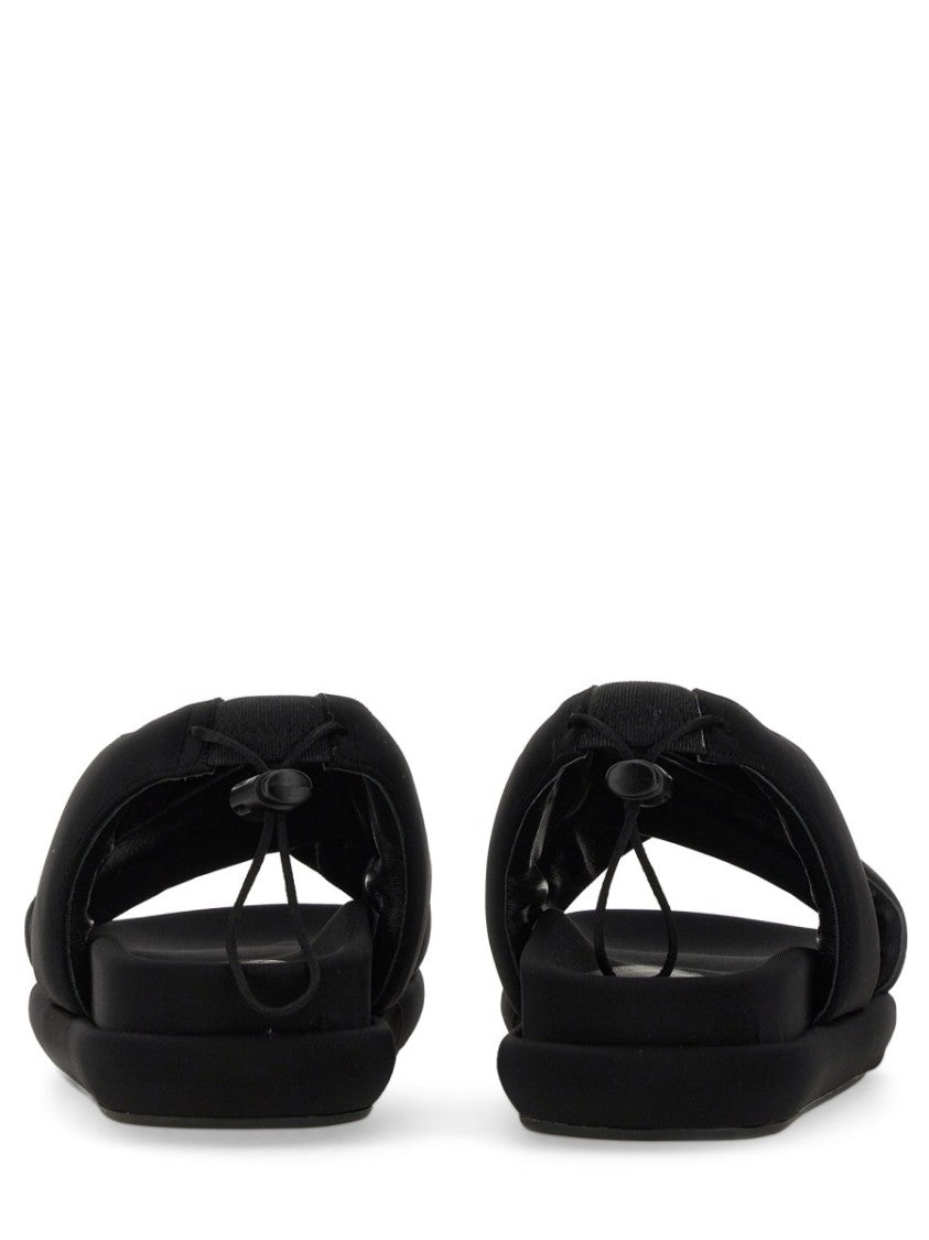 Chunky Sandal With Drawstring Closure