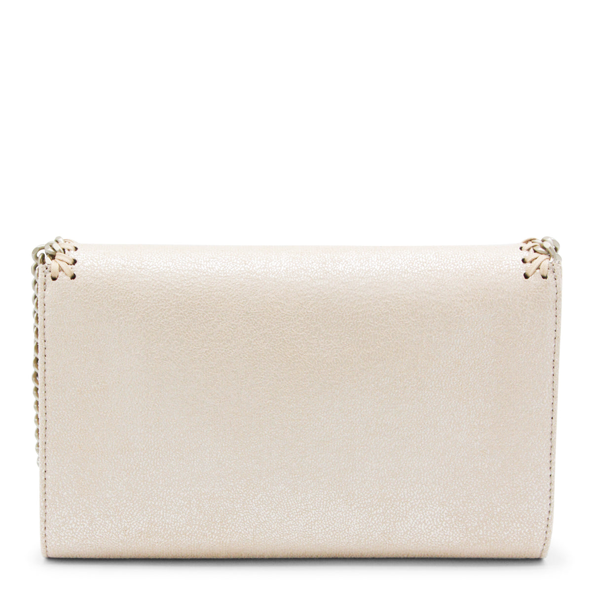 Gold Faux Leather Falabella Mini Crossbody Bag
