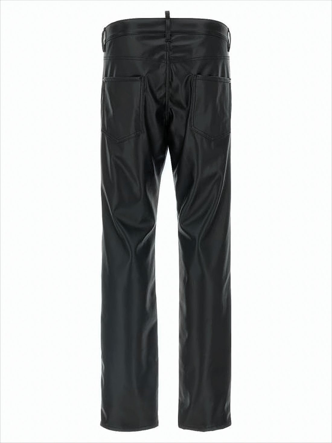 Straight Fit Pants with Smooth Finish