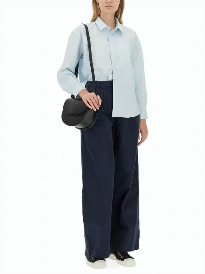 Smooth Leather Geneva Flap Shoulder Bag