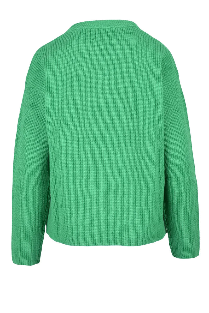 Ribbed Sweater - Green
