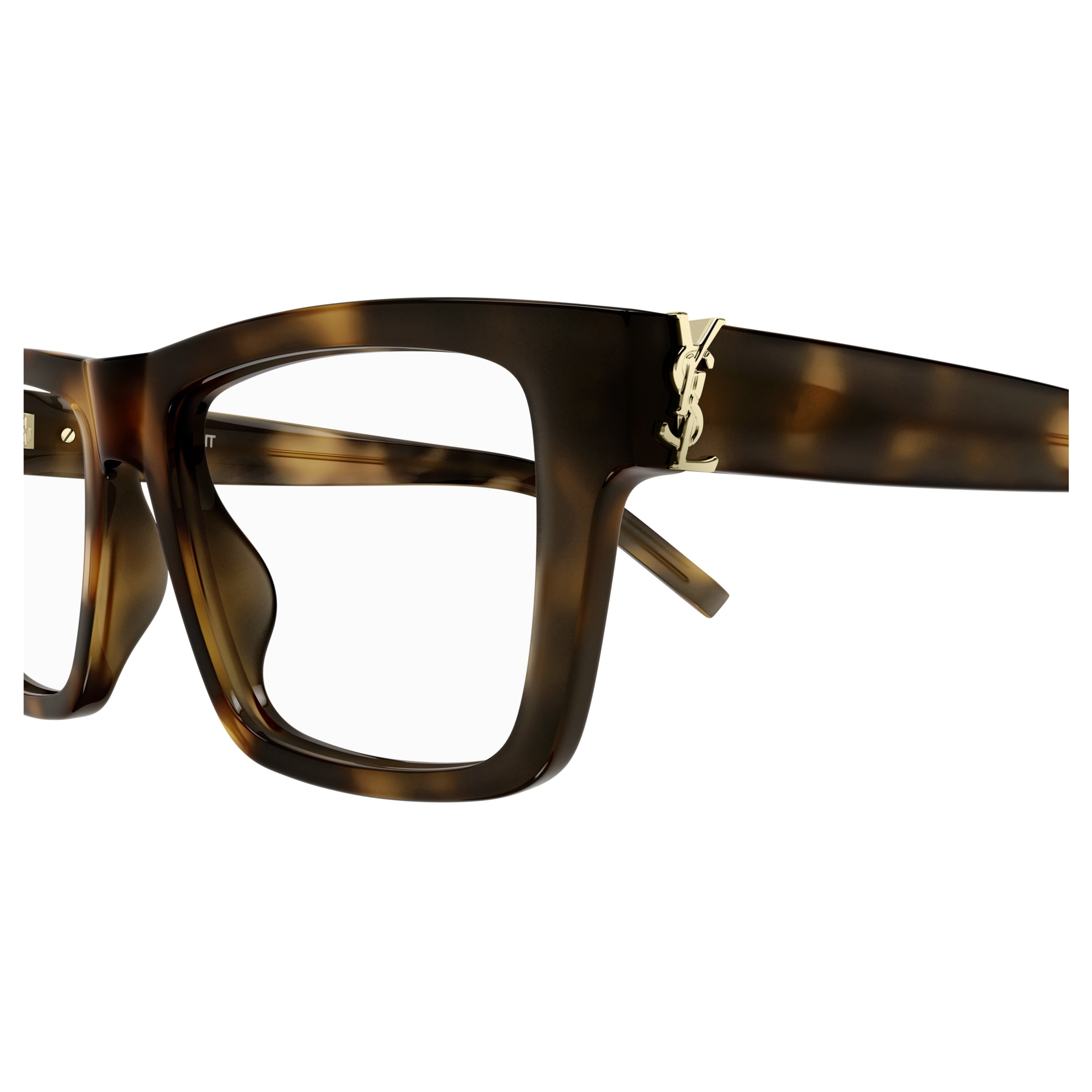 Sl M10_B Bold Rectangular Tortoiseshell Eyeglasses