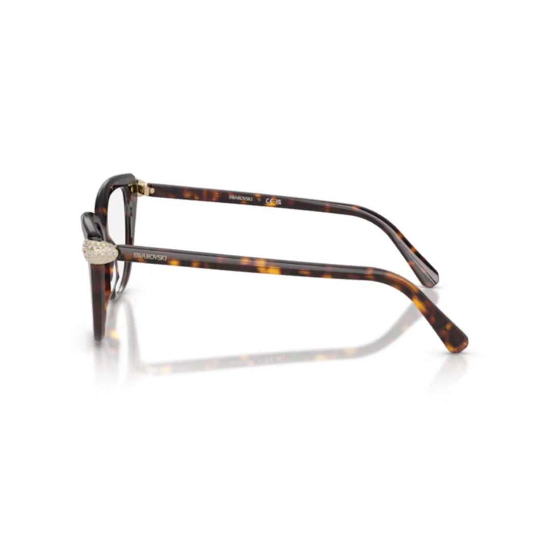 0sk2045 Cat-Eye Tortoiseshell Acetate Eyeglasses