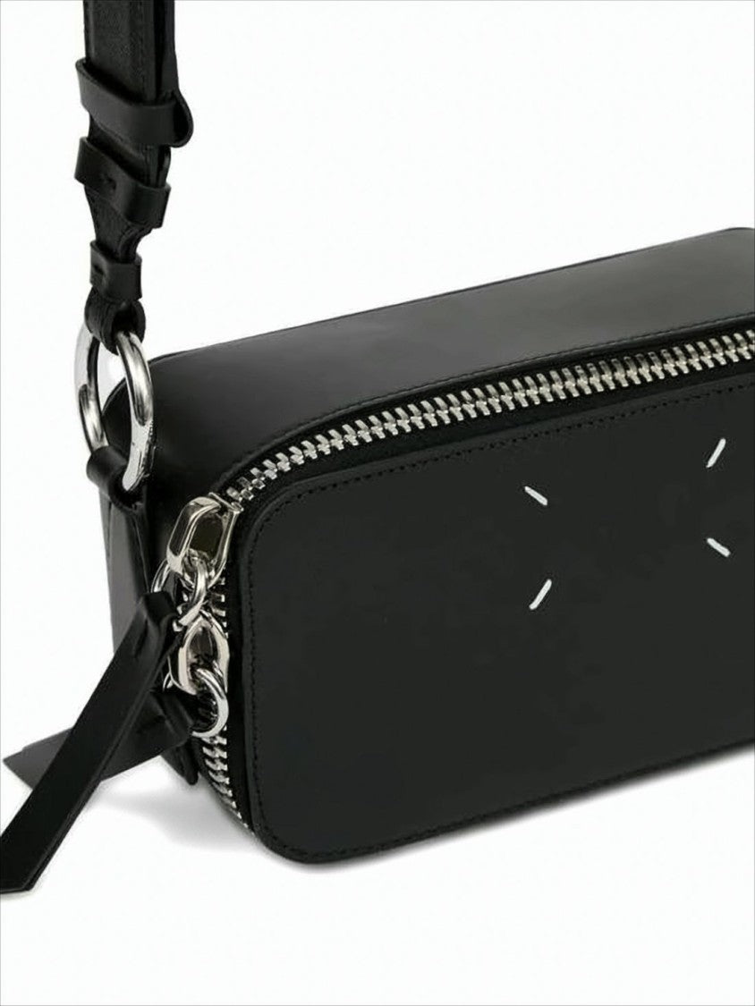 Smooth Cowhide Leather Crossbody Bag