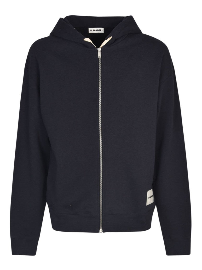Hooded Sweatshirt with Full Zip Closure