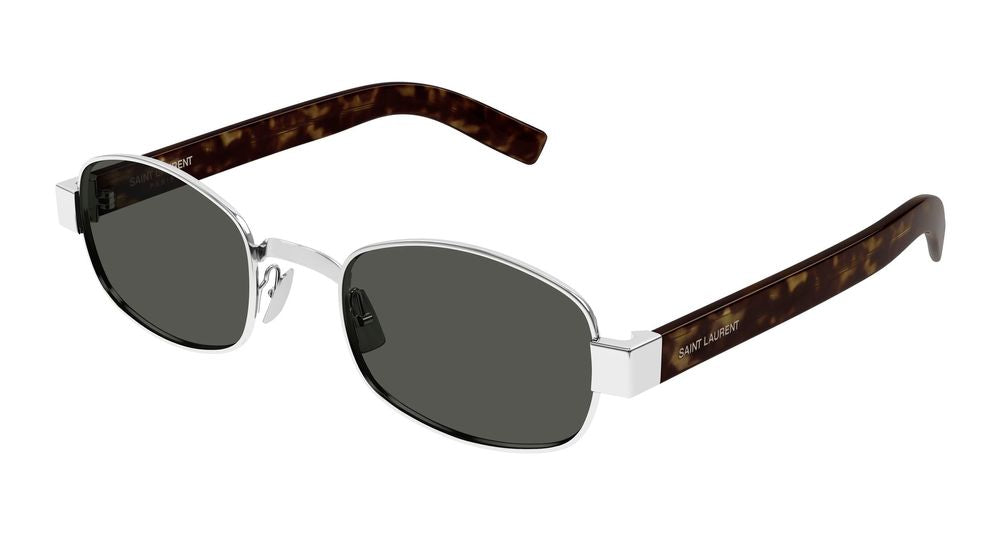 Sunglasses Saint Laurent SL 706 002 Silver Havana Grey 53/22/145