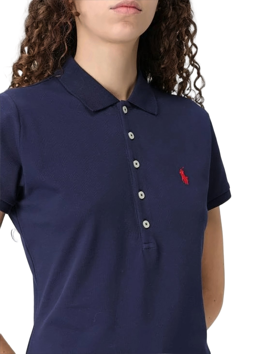 Fitted Polo Shirt with Classic Collar