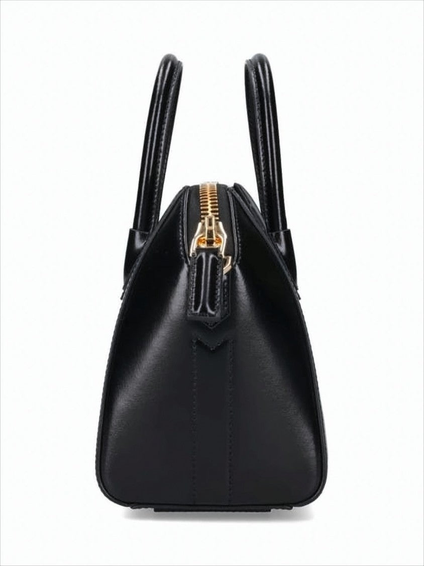 Structured Smooth Calf Leather Tote Bag