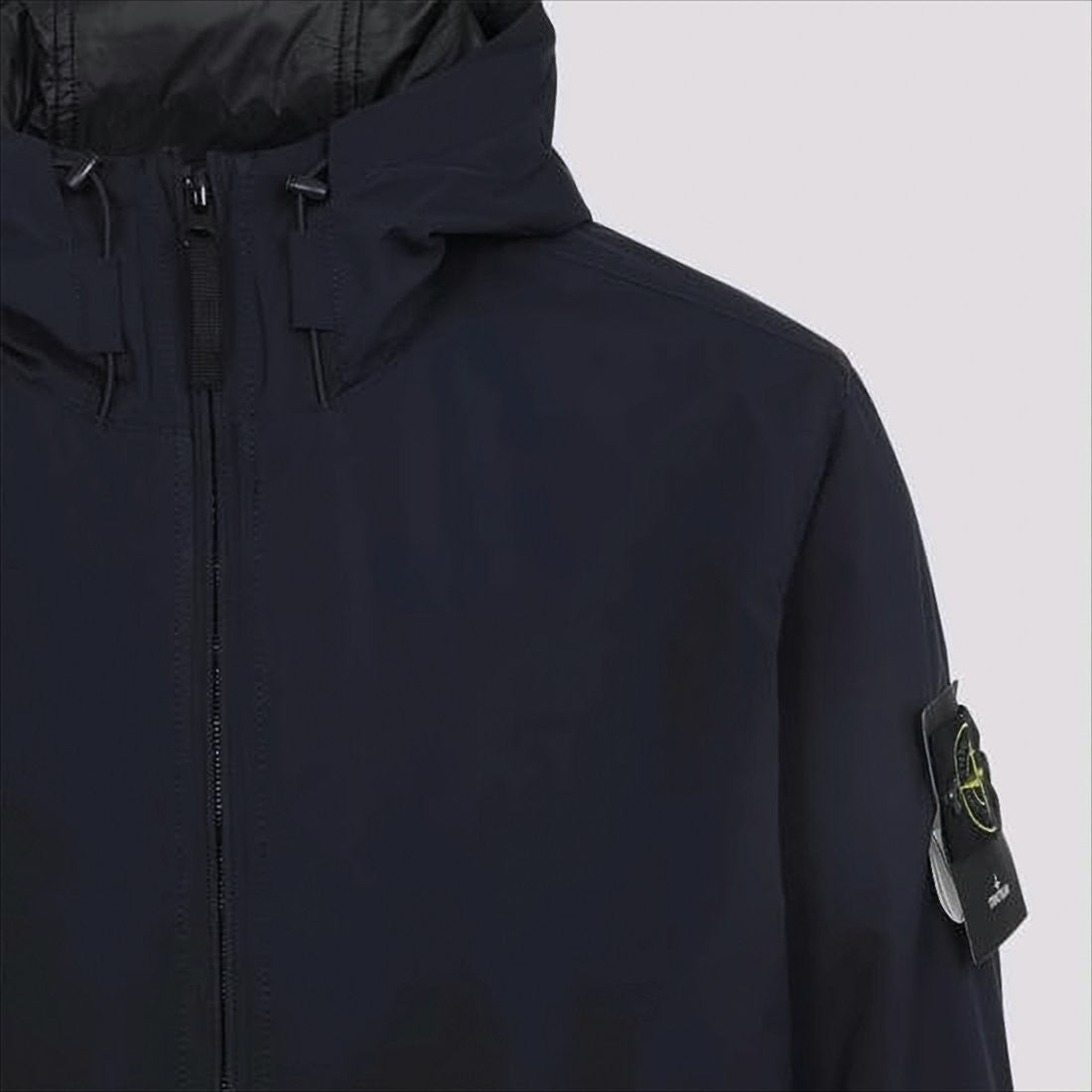 Padded Jacket with Front Zipper and Hood