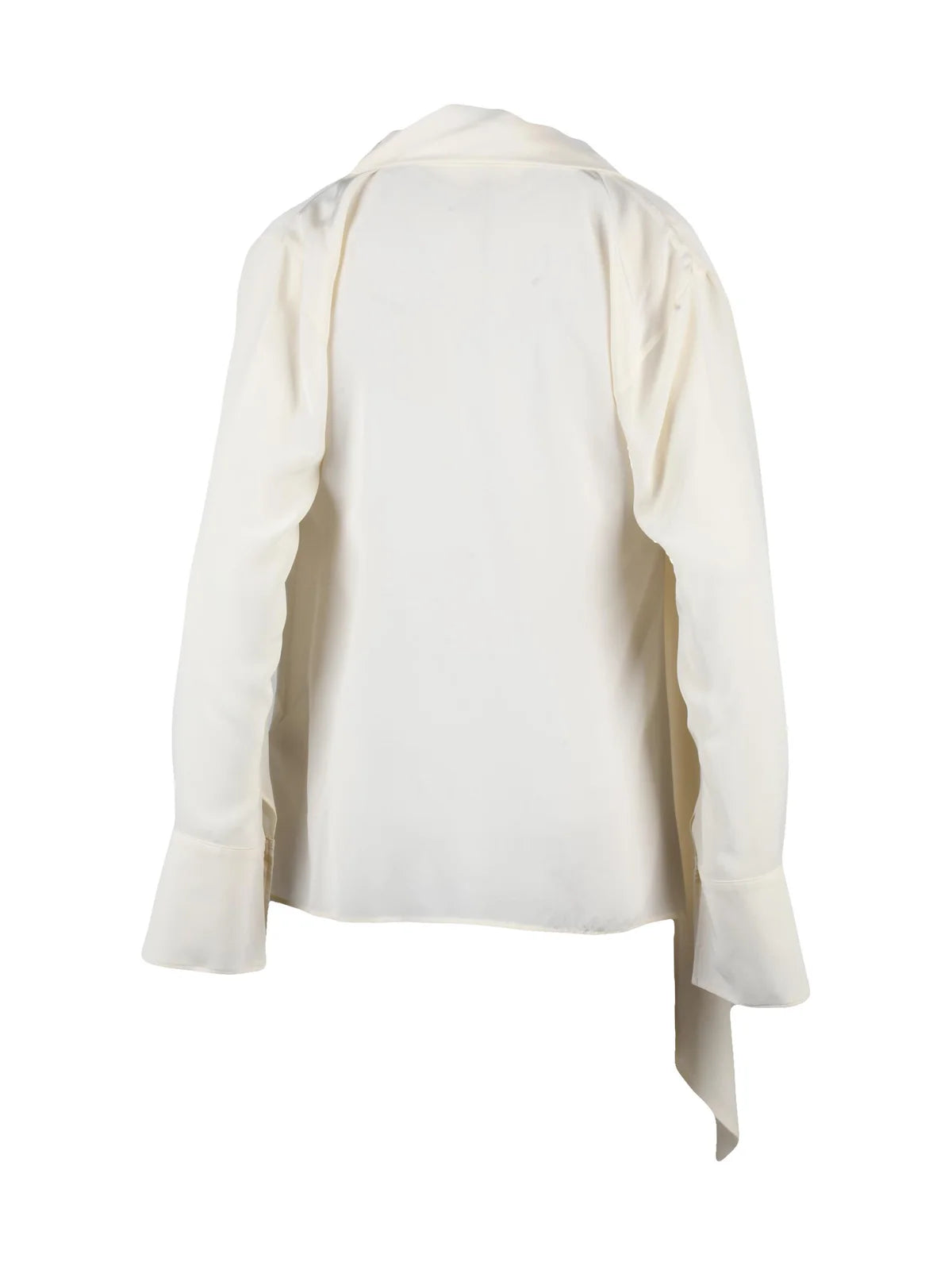 White Silk Women Blouse
