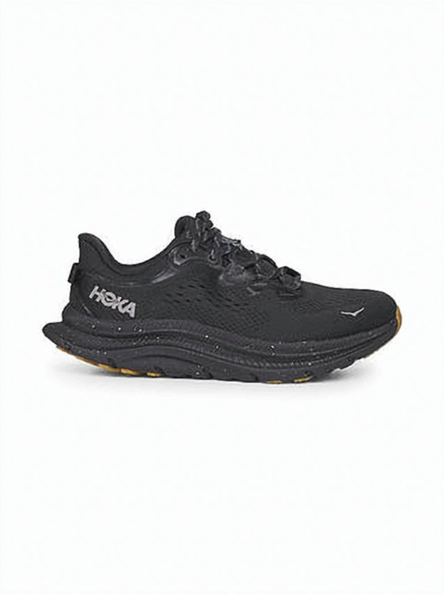 Low-Profile Black Sneakers with Breathable Mesh Upper