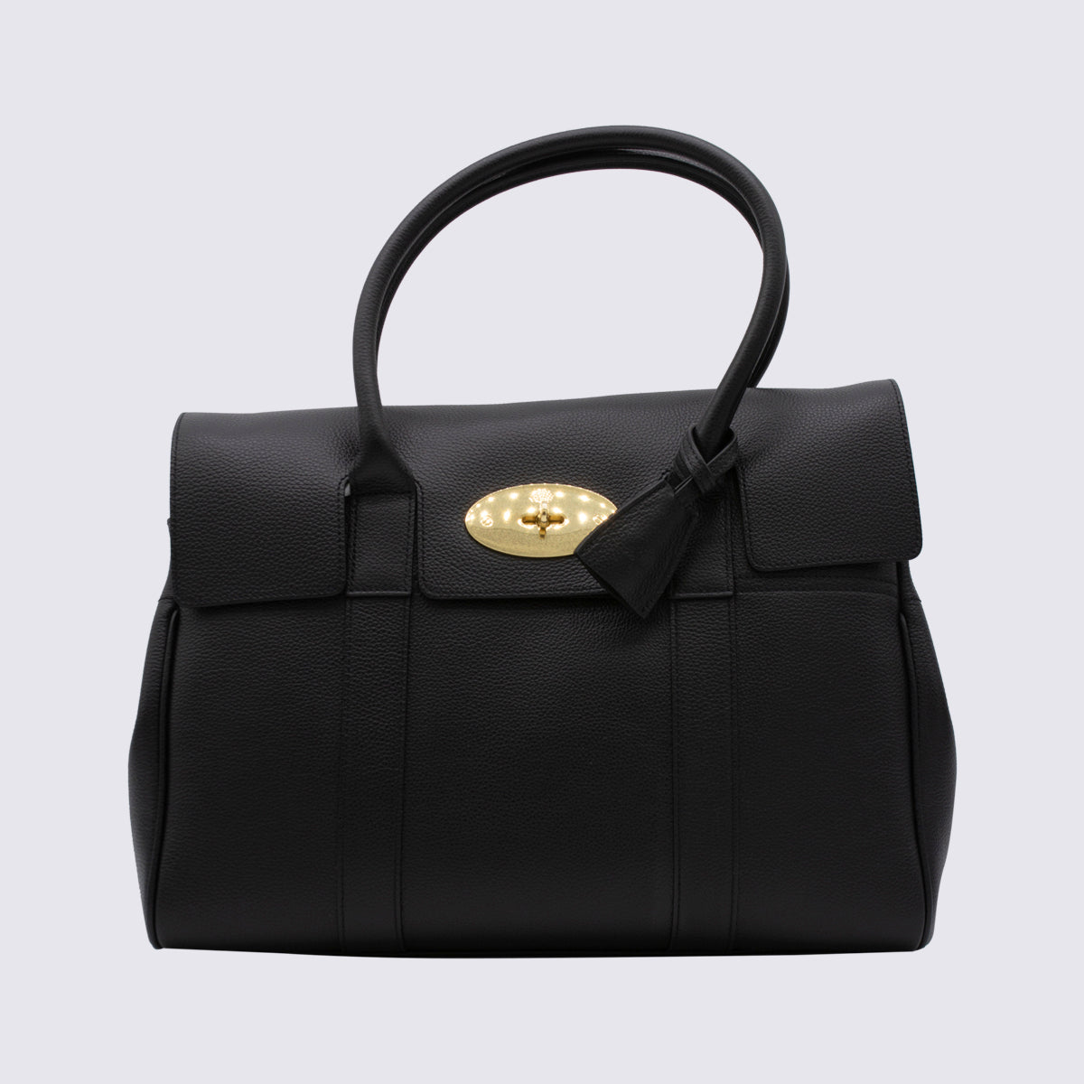 Black Leather Bayswater Bag