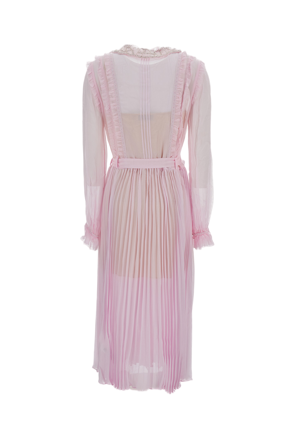 Pleated Midi Dress