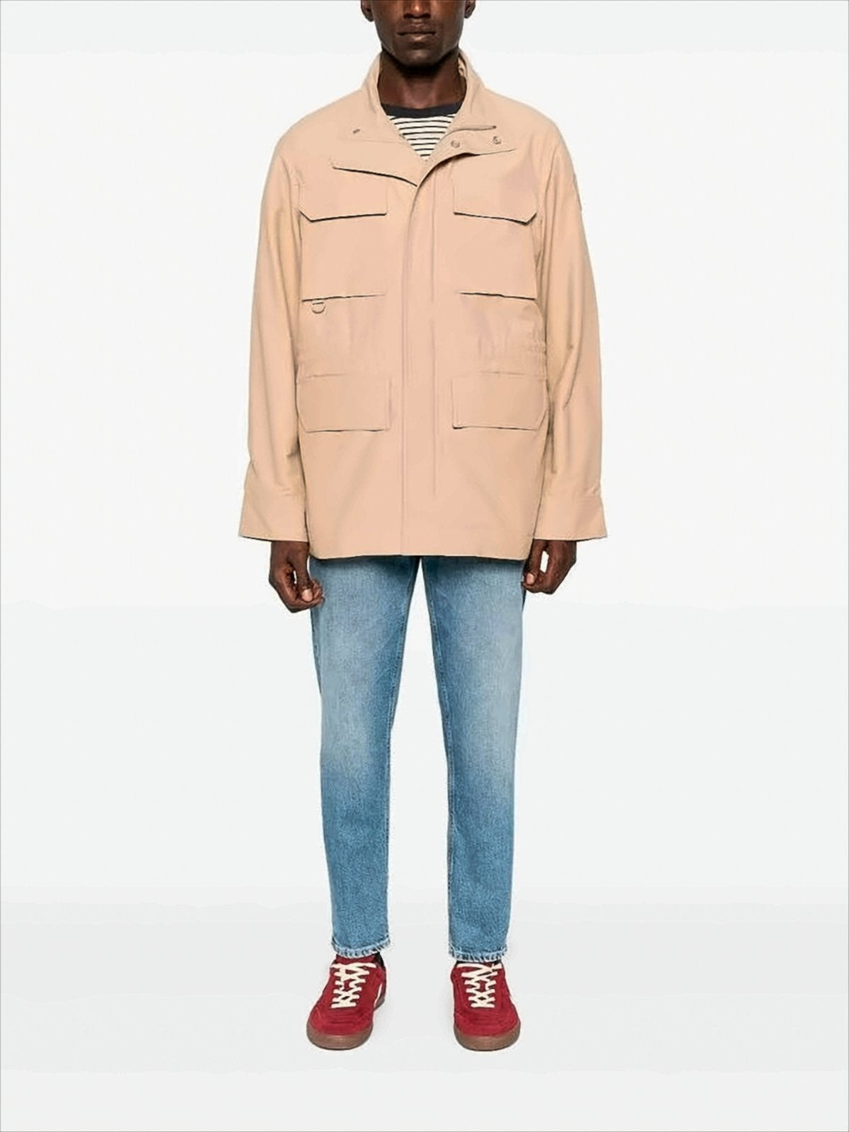 Straight-Leg Denim Jeans With Classic Five-Pocket Design