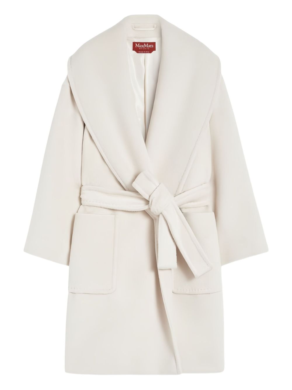 Oversized Coat In Soft Almond