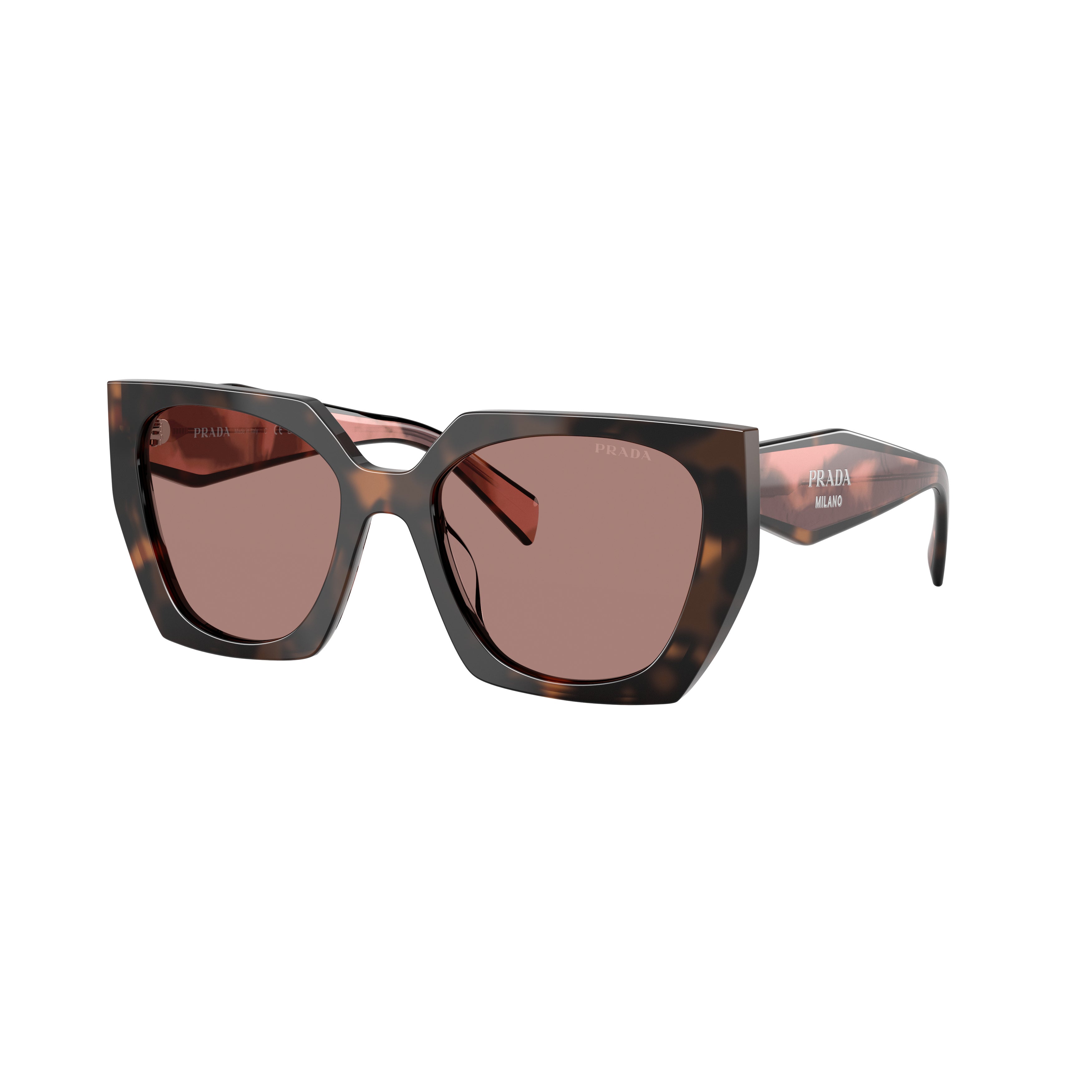 0pr 15ws Bold Oversized Tortoiseshell Frame Sunglasses