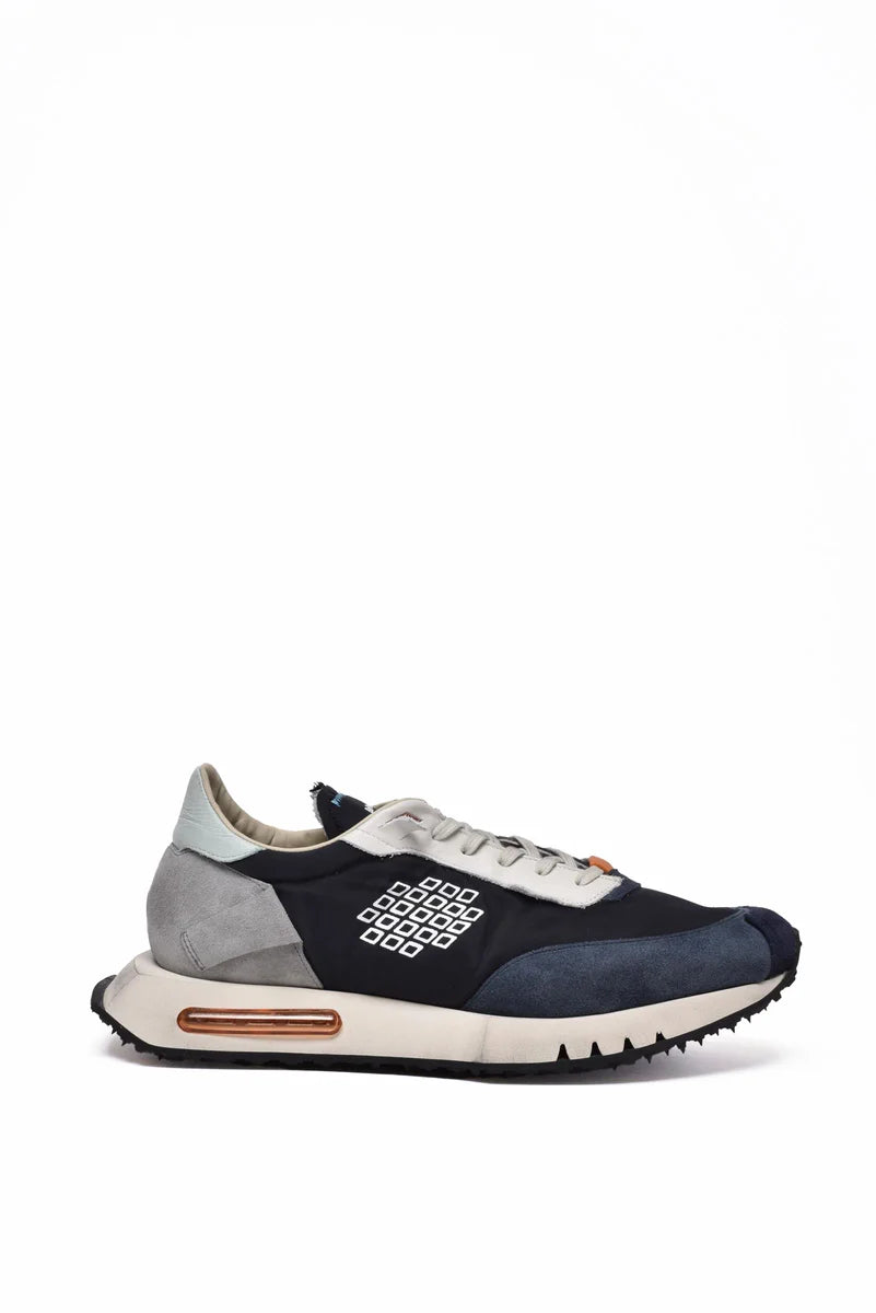 Leather/Polyester Sneakers - Multicolor