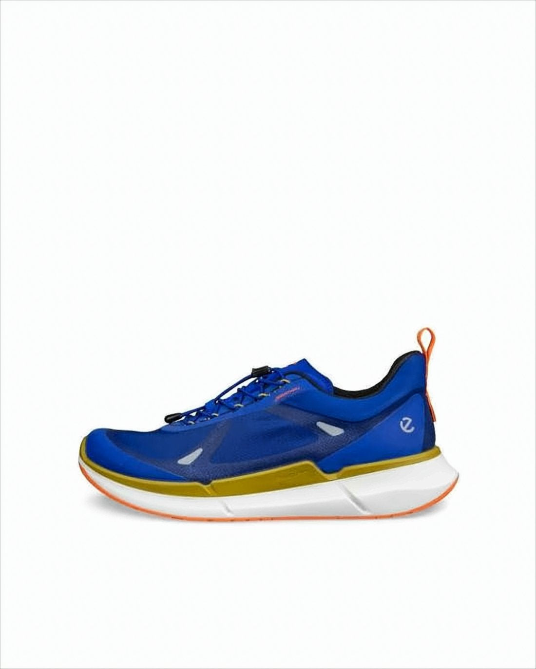 Sleek Blue Fabric Sneakers