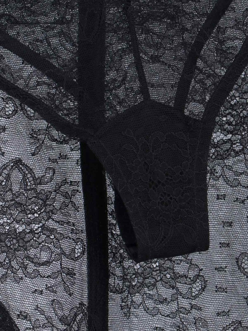 Lace Bodysuit – Black
